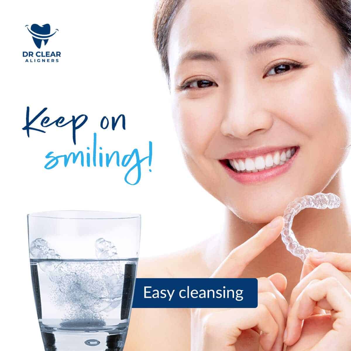 ผลิตภัณฑ์ทำความสะอาดอุปกรณ์จัดฟันใส (Cleaning Tablet) 2 กล่อง ฟรี! 1 กล่อง - Image 2