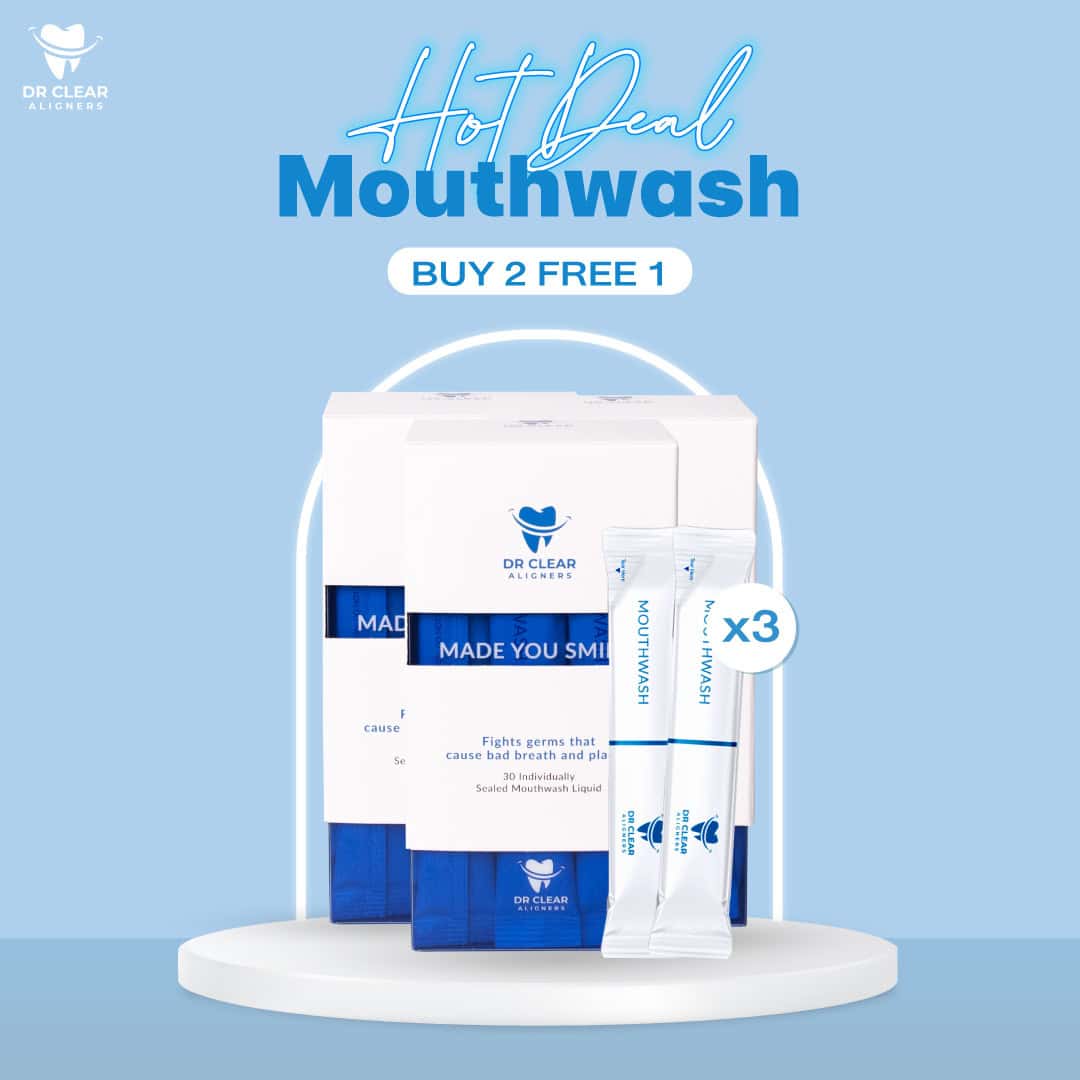 ชุดน้ำยาบ้วนปาก Anti-Bacteria [พิเศษ ซื้อ2แถม1]